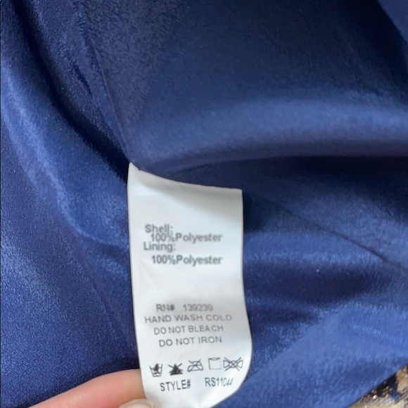 NWOT, multicolor fit+flare dress, size S - Picture 5 of 8